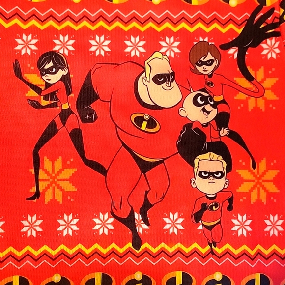 Disney Pixar Incredibles 2 Ugly Christmas Sweater Size SmallDisney Pixar Incredi - Picture 2 of 6